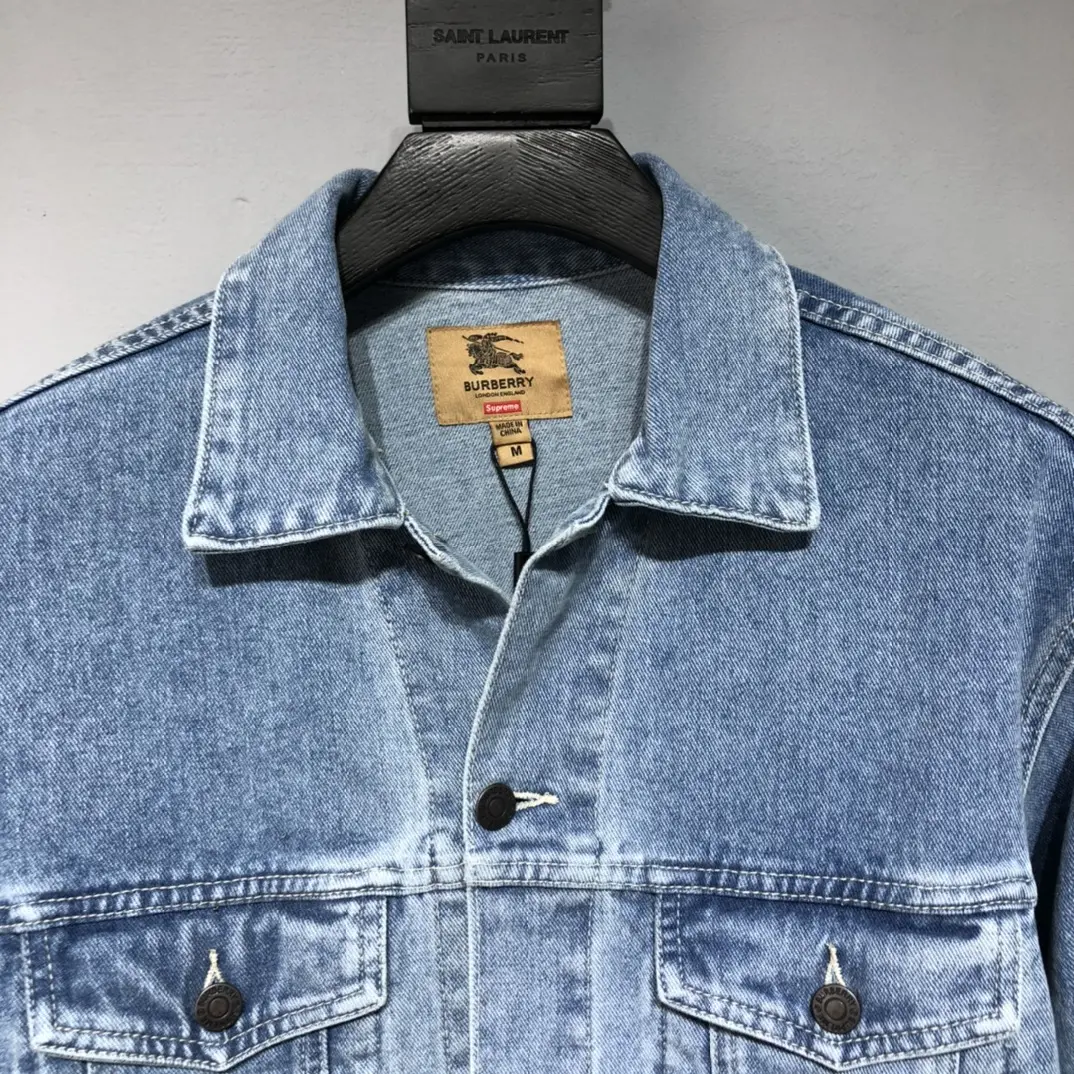 Supreme x Burberry 2022ss fashion Jeans