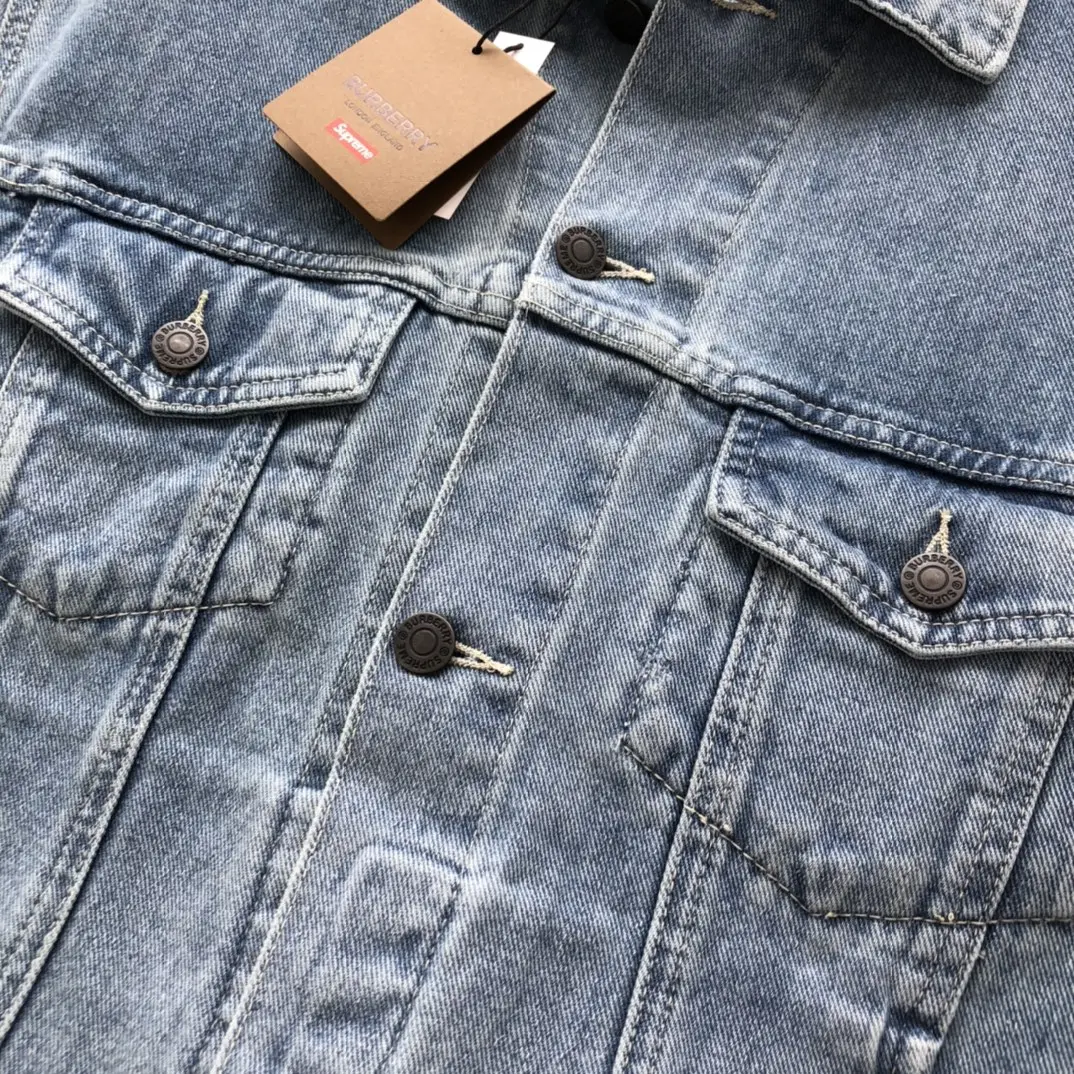 Supreme x Burberry 2022ss fashion Jeans