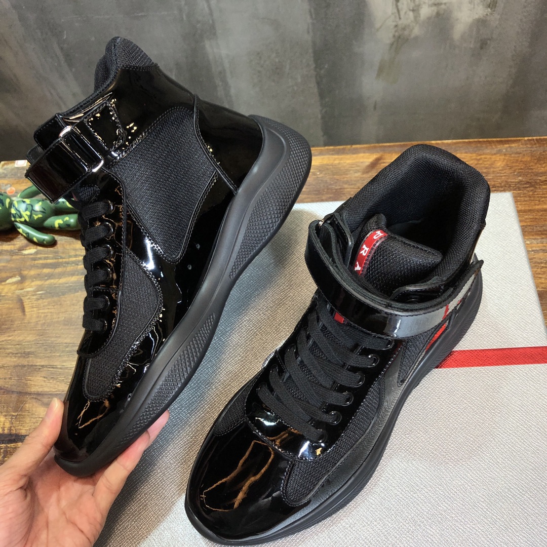 Prada classic high sneaker