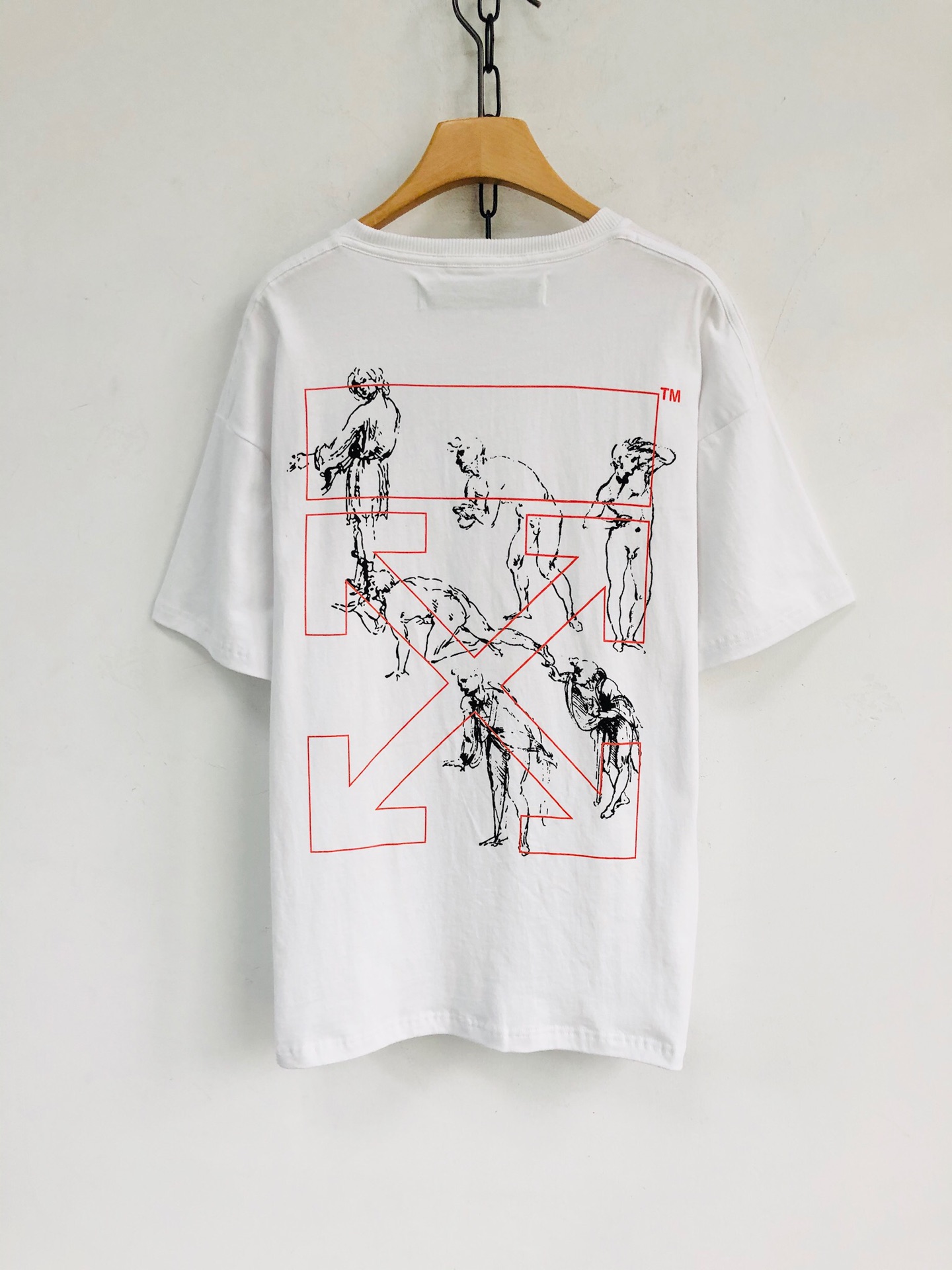 Off-White T-shirt Cotton in White