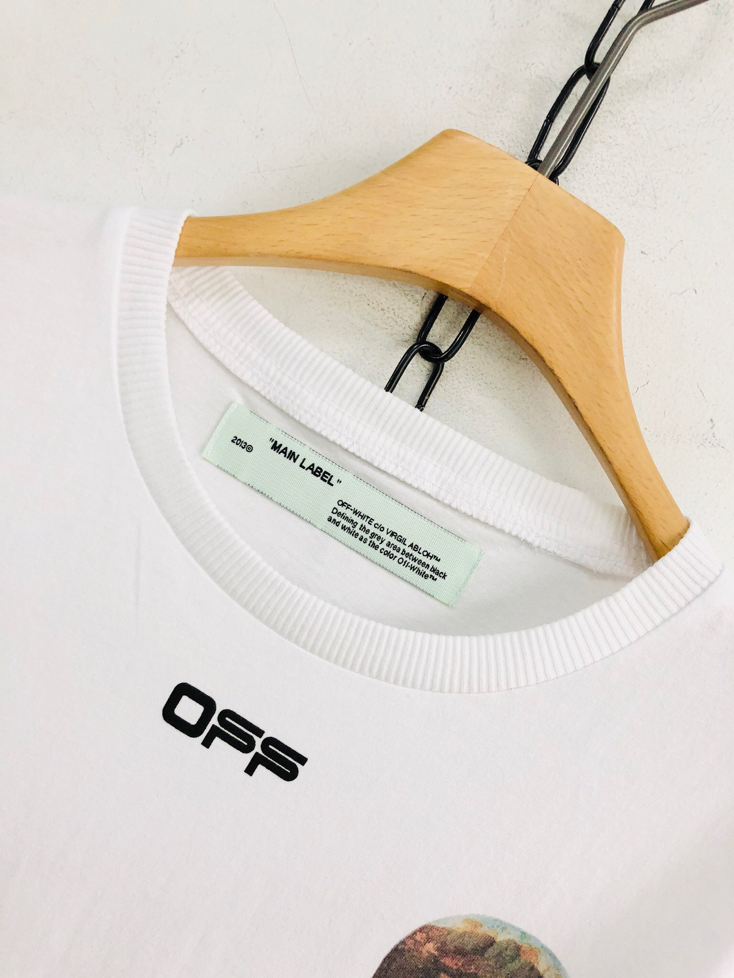 Off-White T-shirt Cotton in White