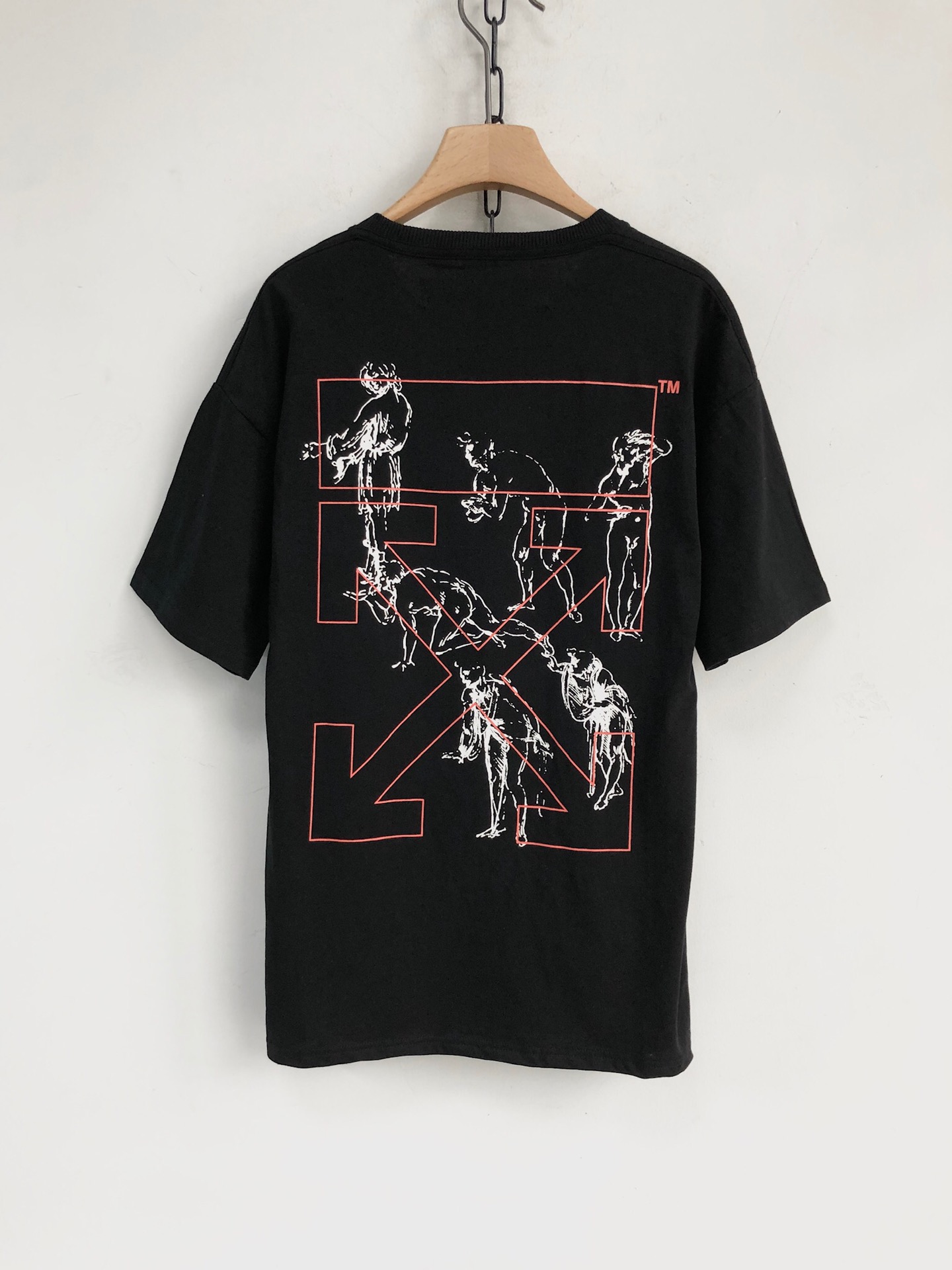 Off-White T-shirt Cotton in Black