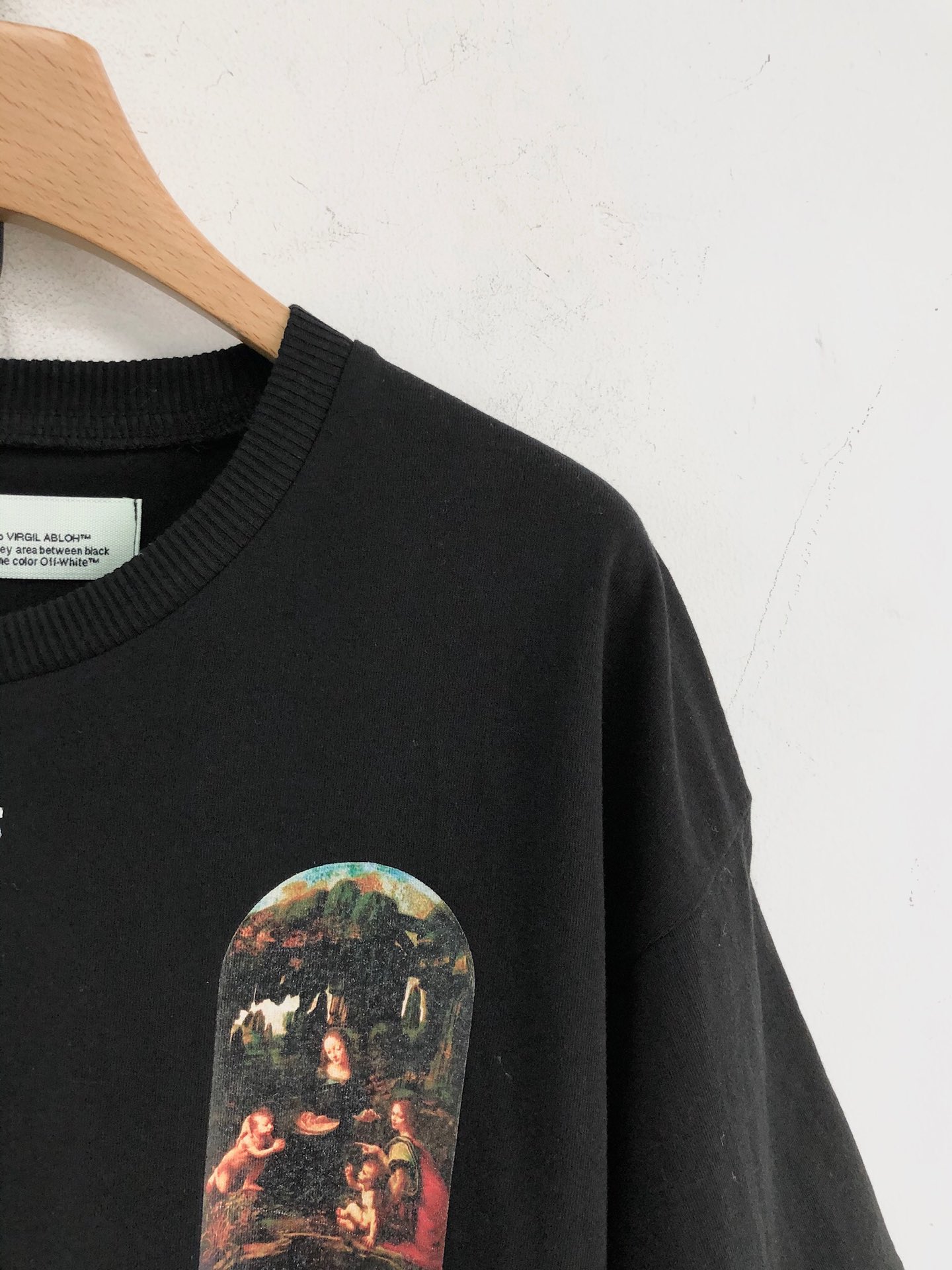 Off-White T-shirt Cotton in Black