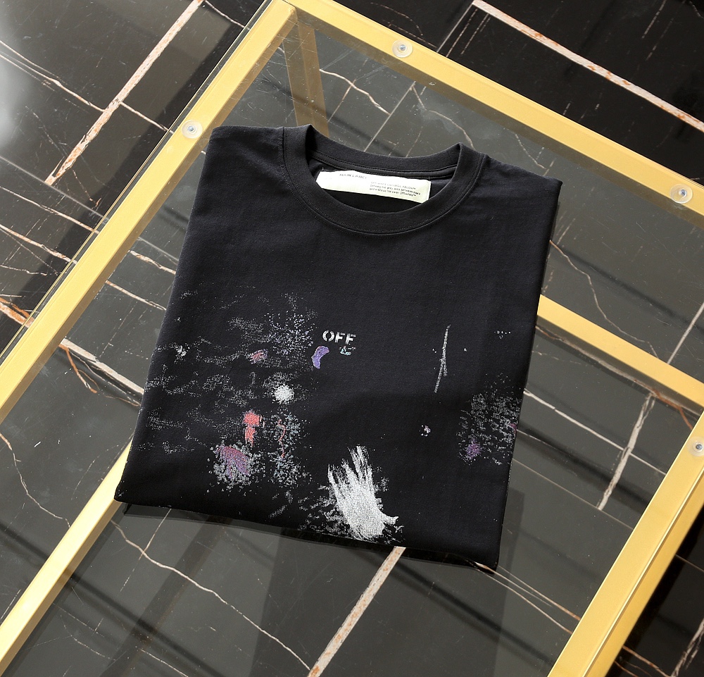 Off-White T-shirt Caravaggio Arrows S in Black