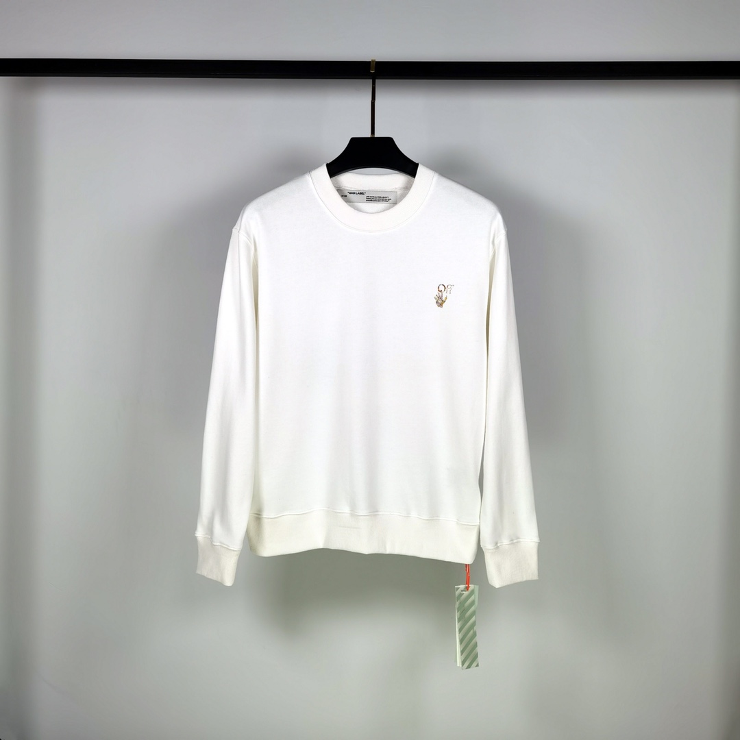 Off-White Hoodie Degradé Arrows in White