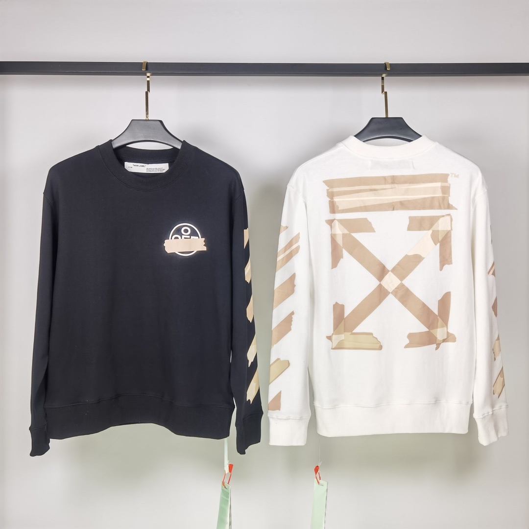 Off-White Hoodie Degradé Arrows in White