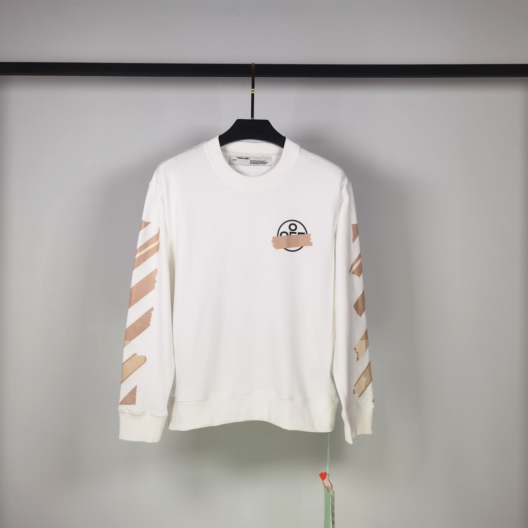 Off-White Hoodie Degradé Arrows in White