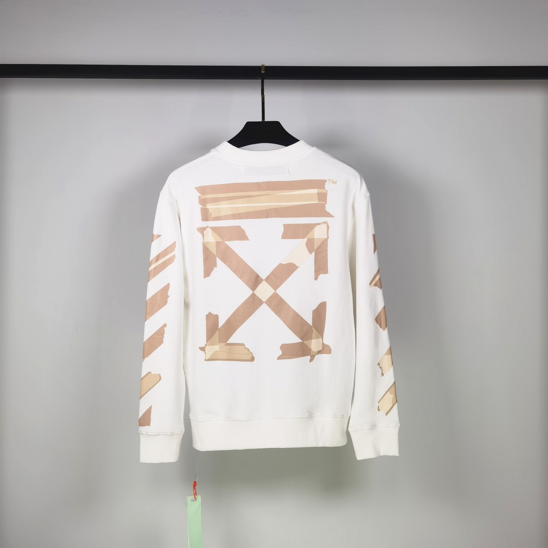 Off-White Hoodie Degradé Arrows in White