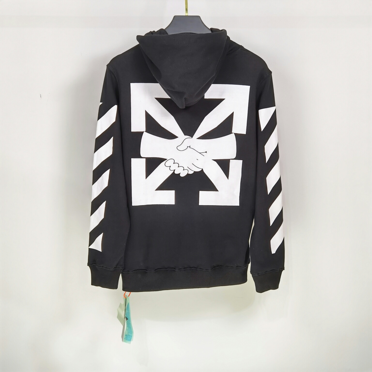 Off-White Hoodie Degradé Arrows in Black