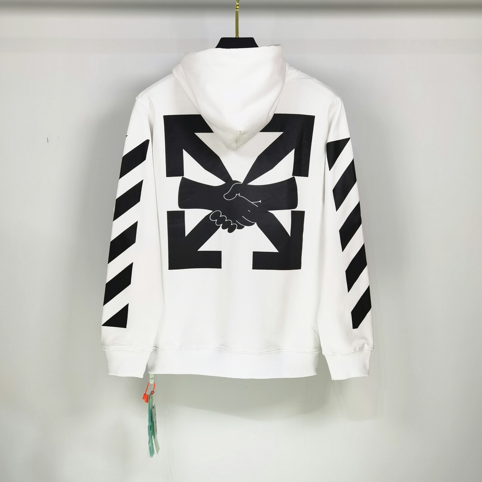 Off-White Hoodie Degradé Arrows in Black