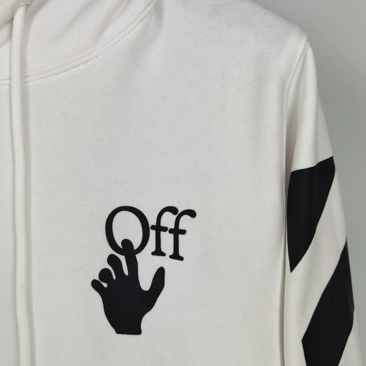 Off-White Hoodie Degradé Arrows in Black