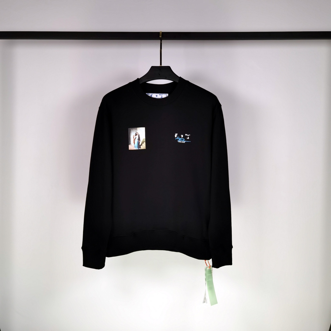 Off-White Hoodie Degradé Arrows in Black