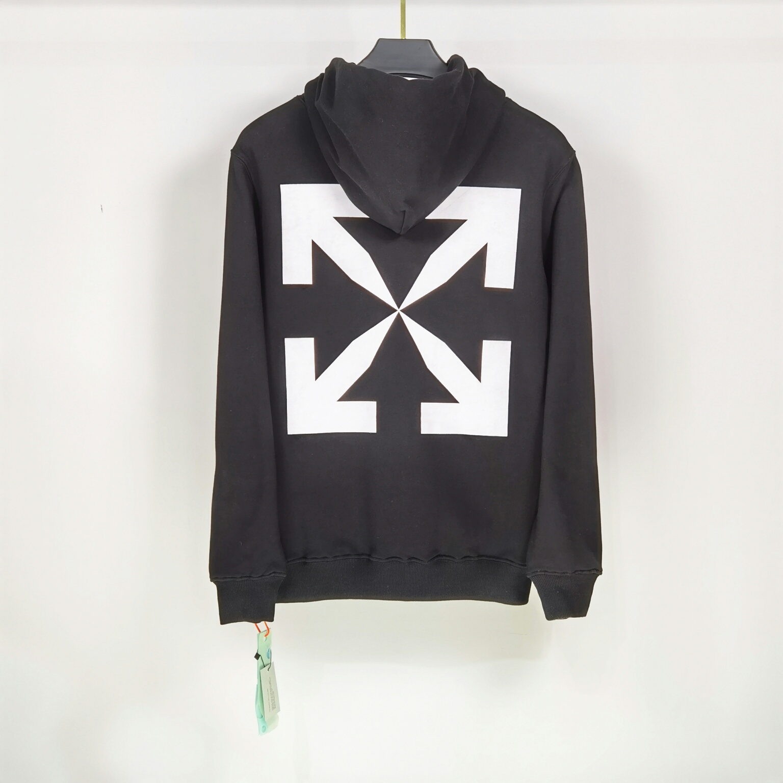 Off-White Hoodie Degradé Arrows in Black