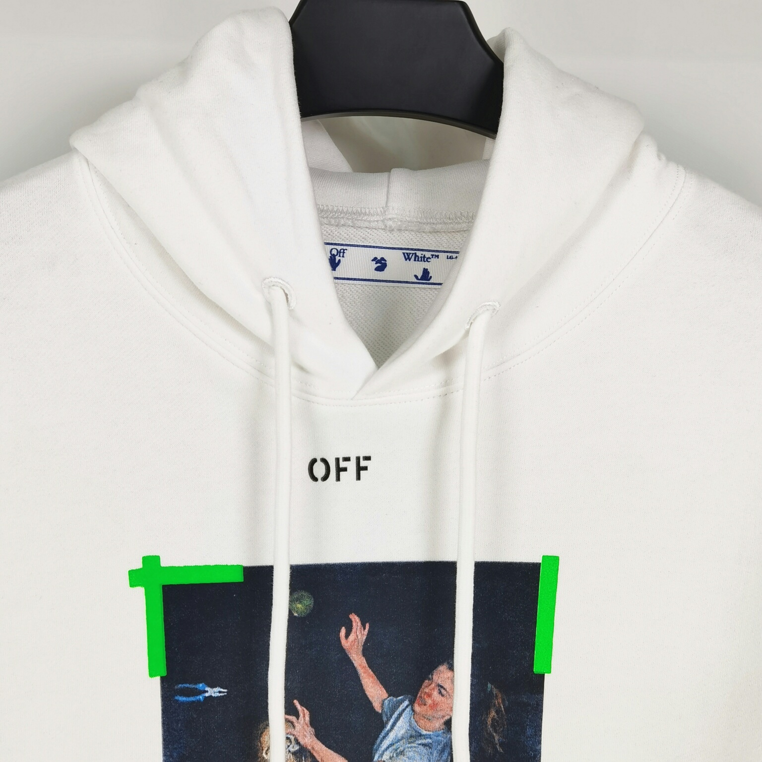 Off-White Hoodie Degradé Arrows in Black