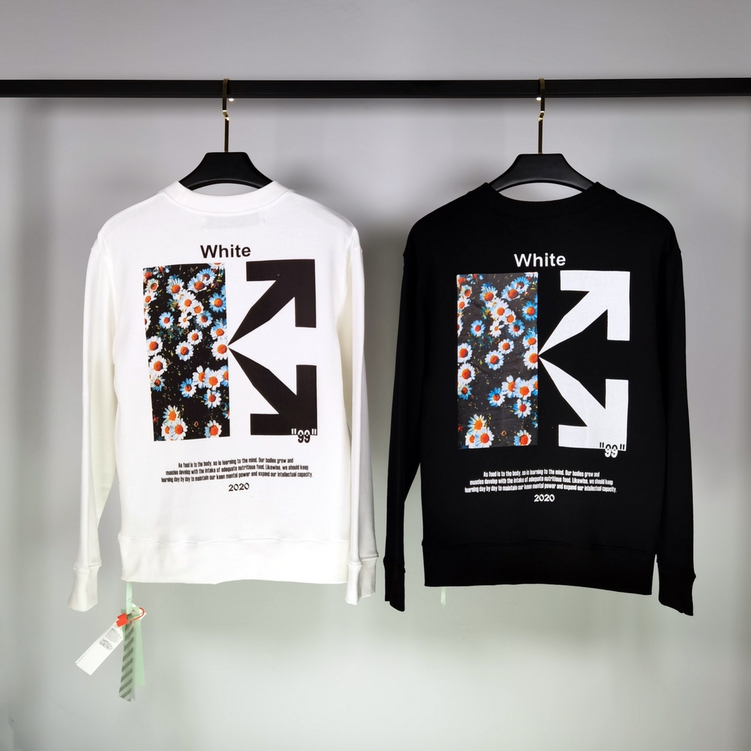 Off-White Hoodie Degradé Arrows in Black