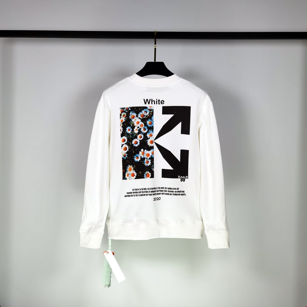 Off-White Hoodie Degradé Arrows in Black