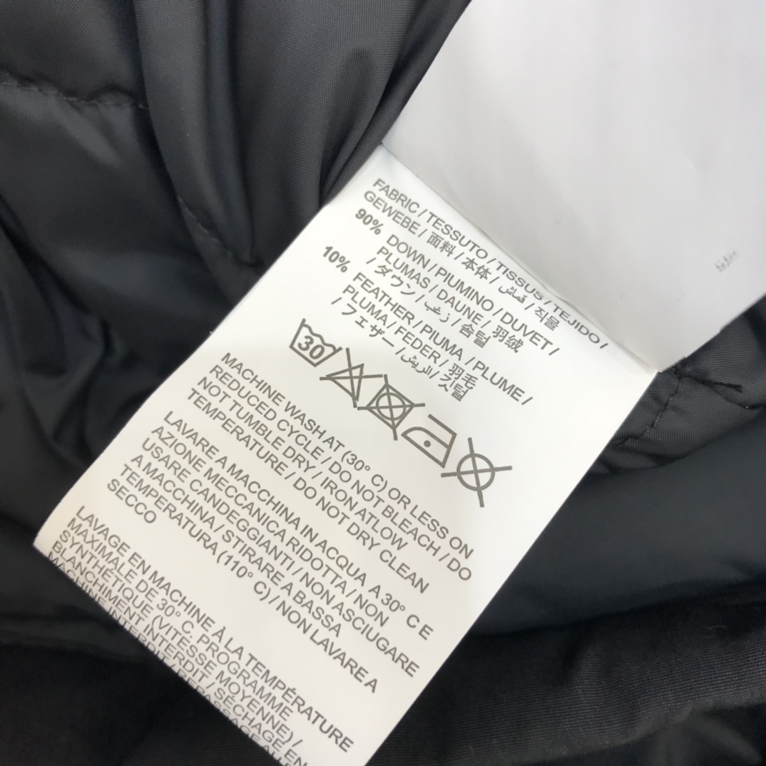 Off-White Down Jacket Hoodie in Black