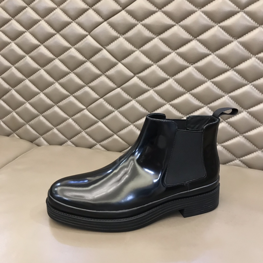 Prada Boot Brushed calf leather Chelsea