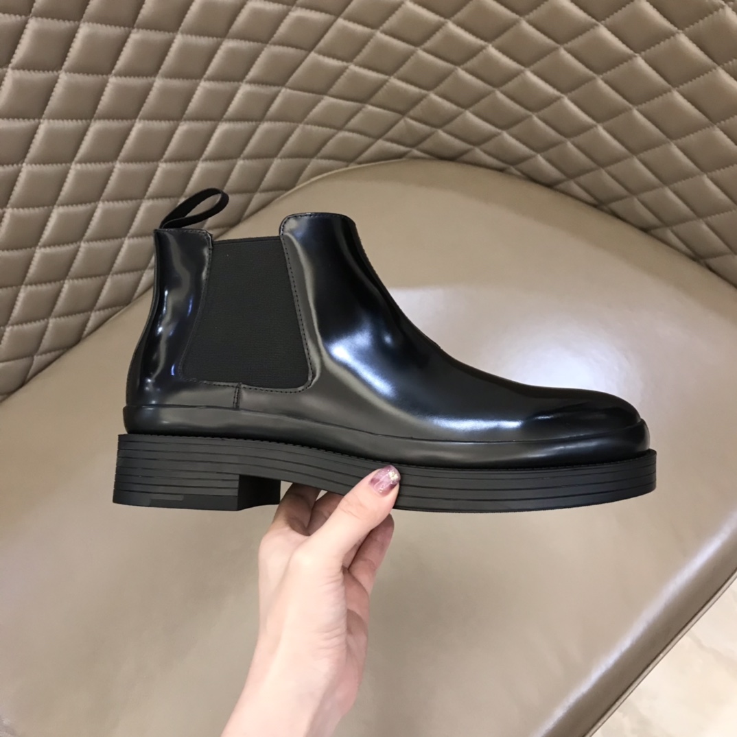 Prada Boot Brushed calf leather Chelsea