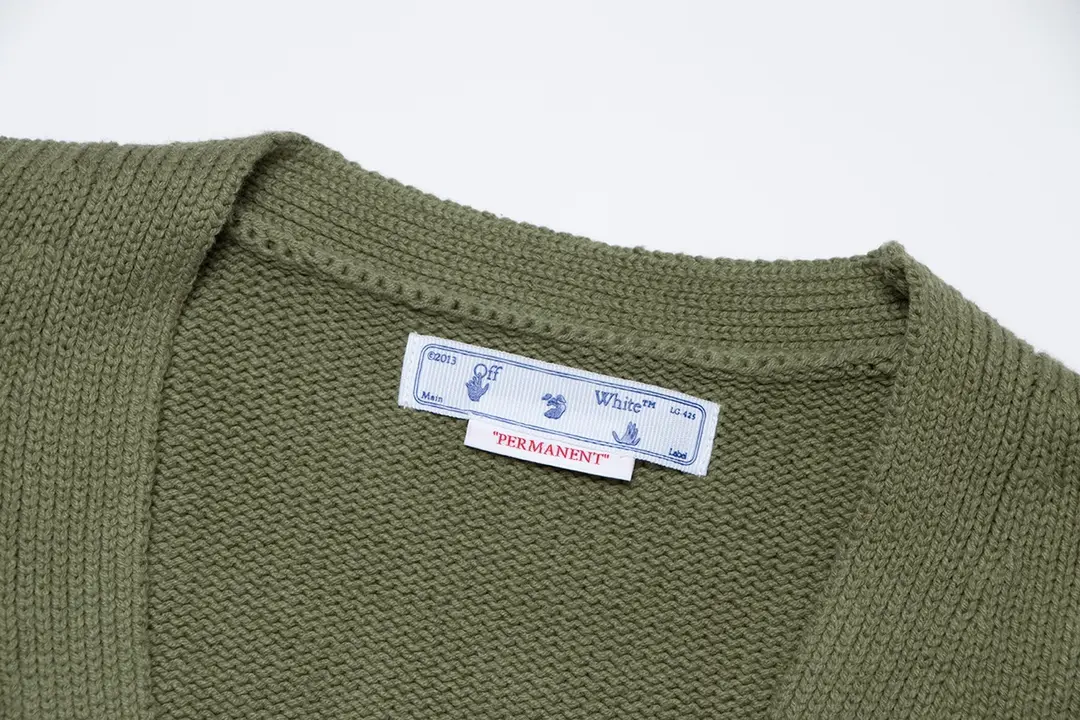 Off-White 2022AW New Sweater in green