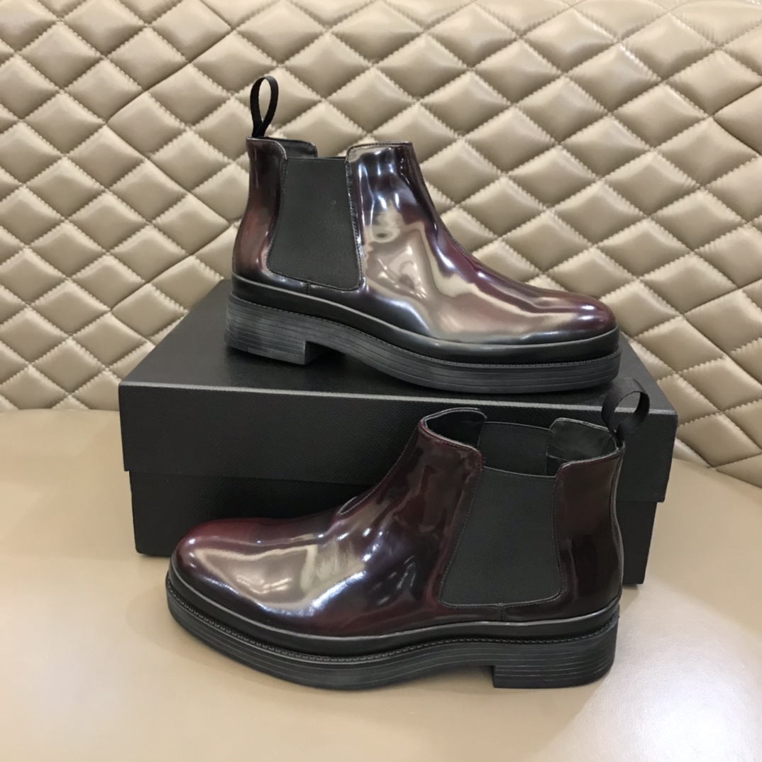 Prada Boot Brushed calf leather Chelsea