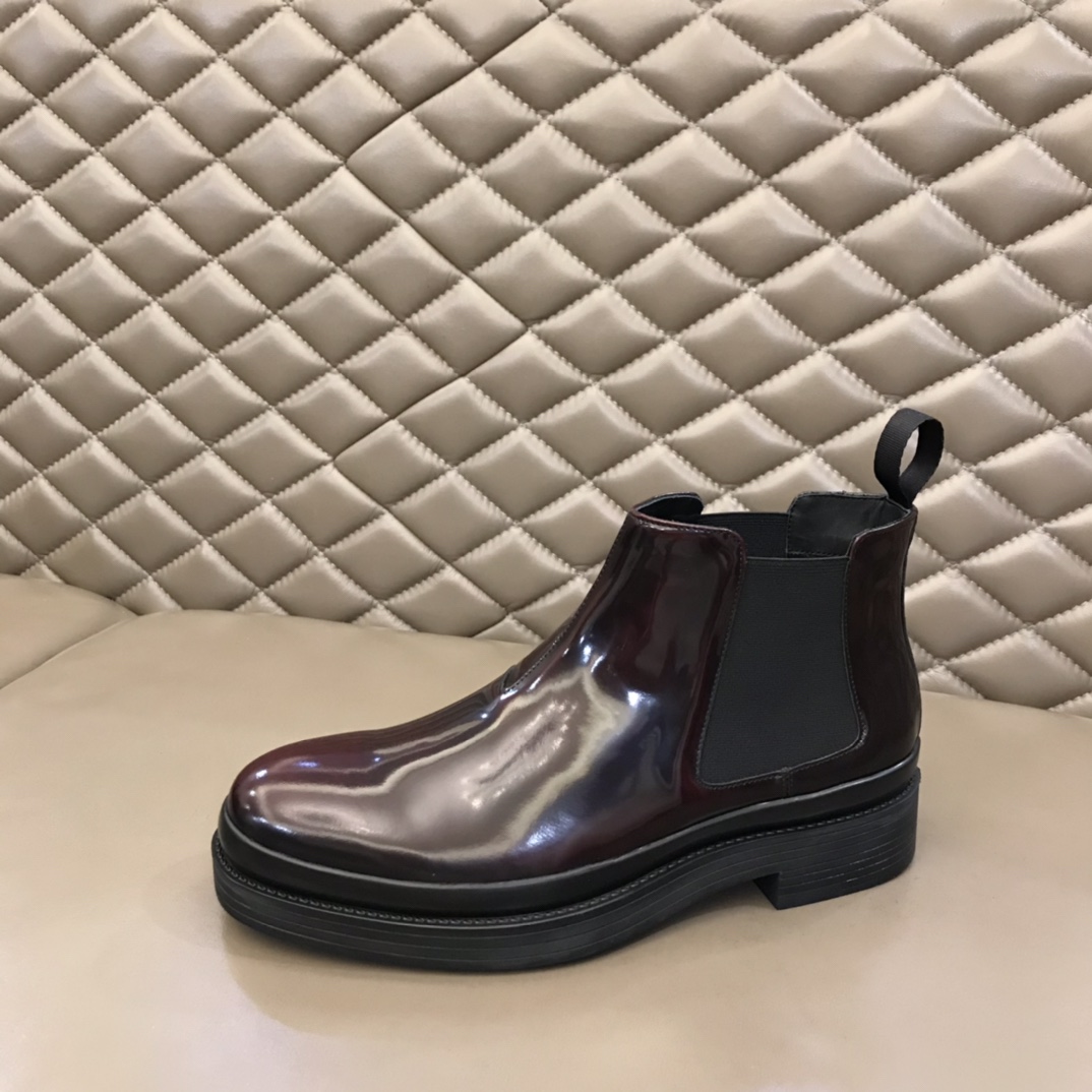 Prada Boot Brushed calf leather Chelsea