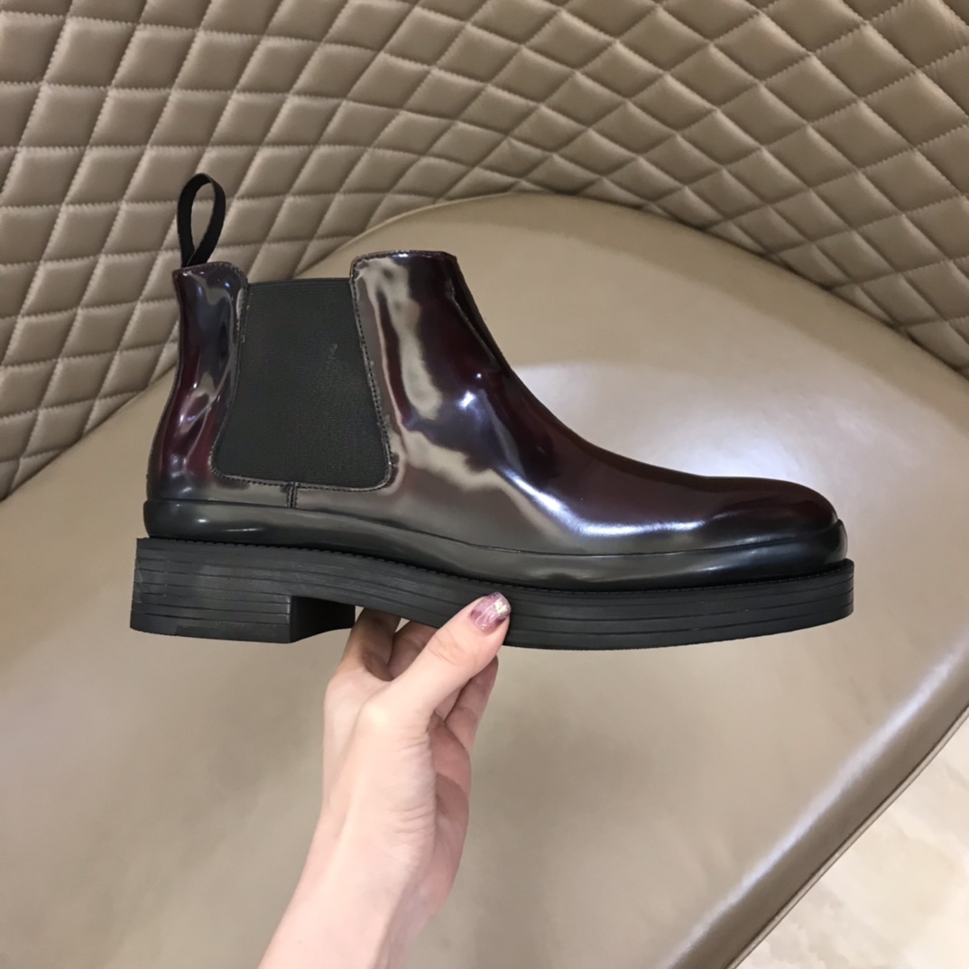 Prada Boot Brushed calf leather Chelsea