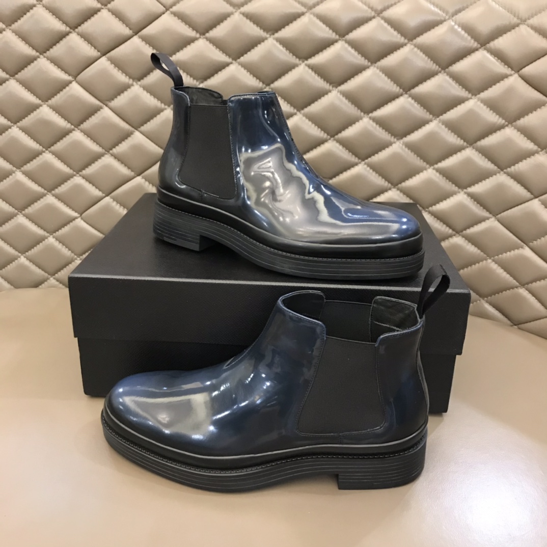 Prada Boot Brushed calf leather Chelsea