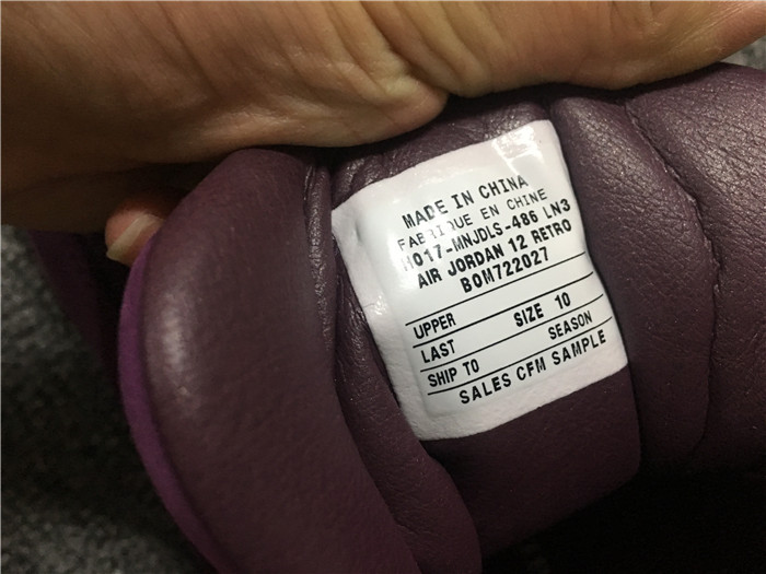 Authentic Air Jordan 12 “Bordeaux”