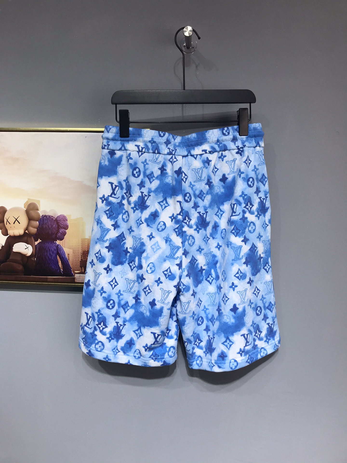 LV 2021ss new arrival watercolor LOGO shorts