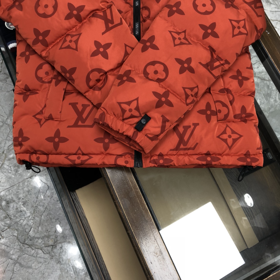 Louis Vuitton XThe North Face Down Jacket in Red