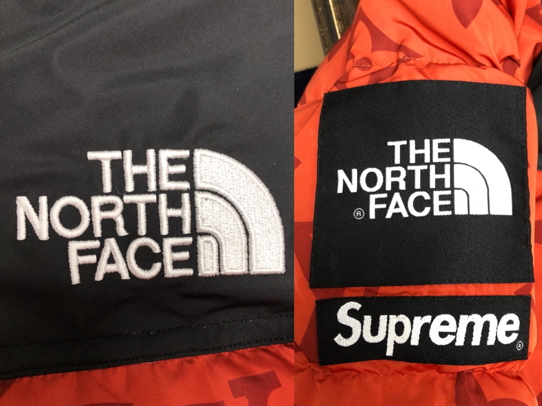 Louis Vuitton XThe North Face Down Jacket in Red