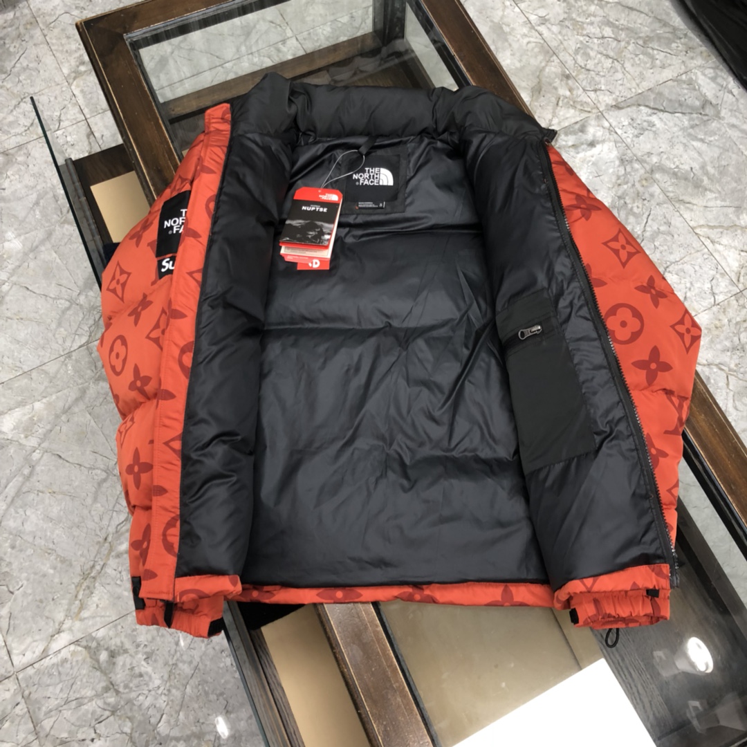 Louis Vuitton XThe North Face Down Jacket in Red