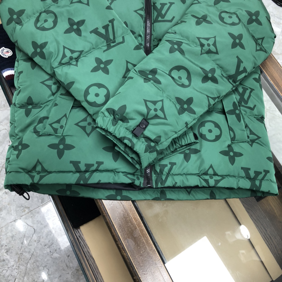 Louis Vuitton XThe North Face Down Jacket in Green