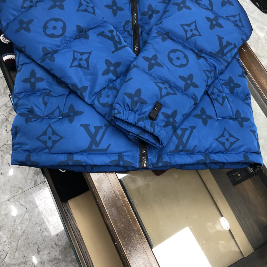 Louis Vuitton XThe North Face Down Jacket in Blue