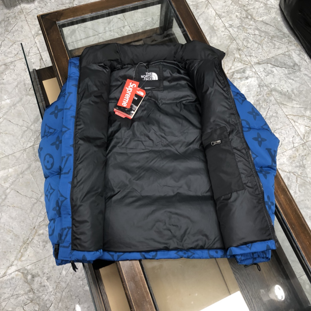 Louis Vuitton XThe North Face Down Jacket in Blue