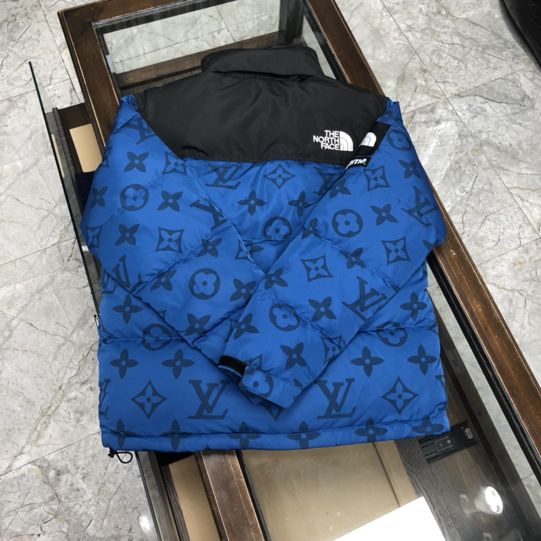 Louis Vuitton XThe North Face Down Jacket in Blue