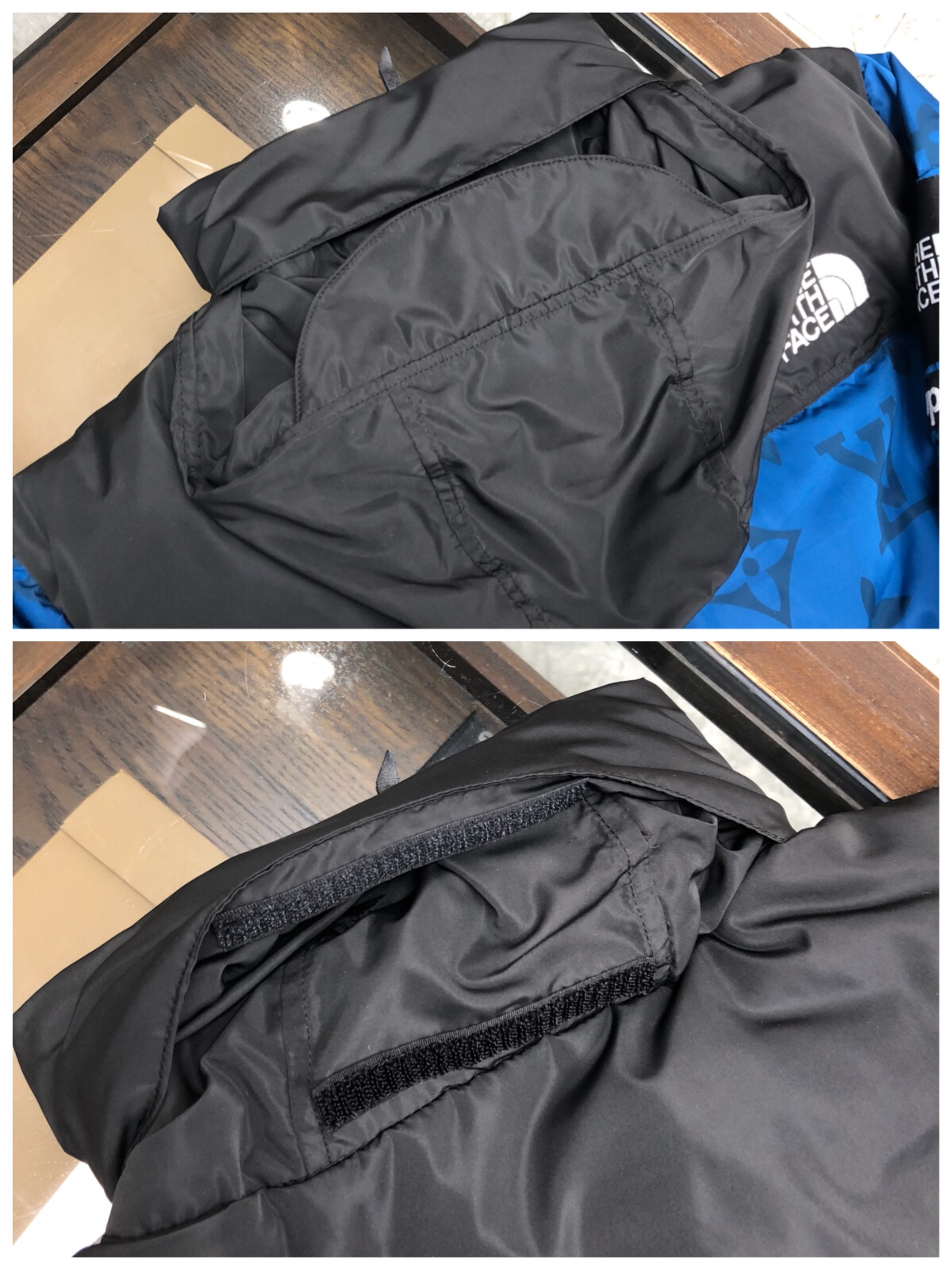 Louis Vuitton XThe North Face Down Jacket in Blue