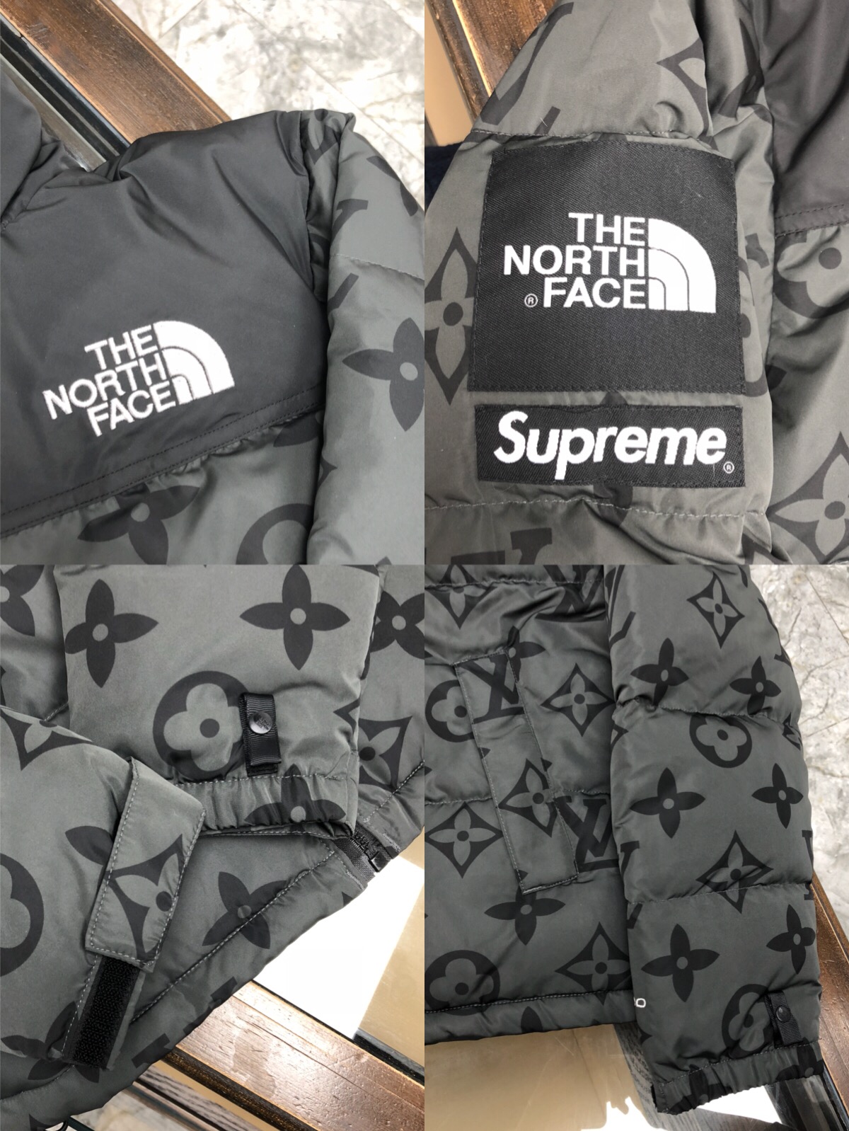 Louis Vuitton XThe North Face Down Jacket in Black