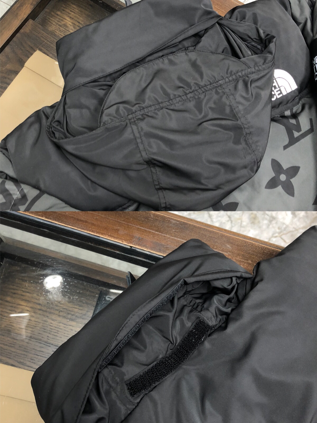 Louis Vuitton XThe North Face Down Jacket in Black