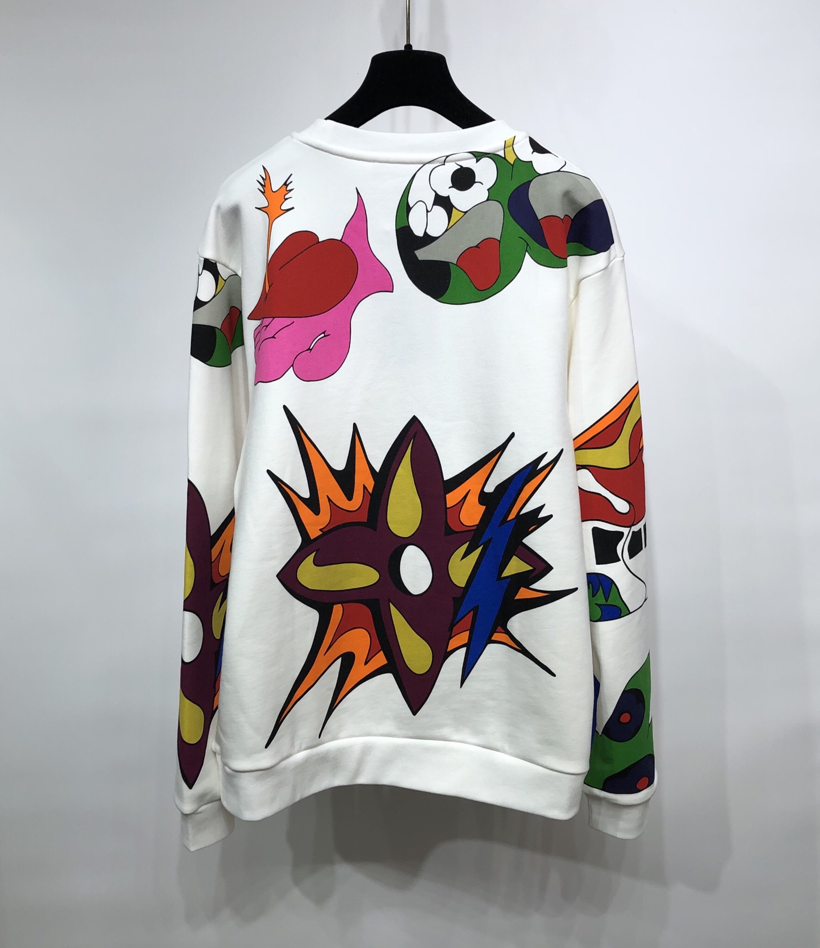 Louis Vuitton Sweatshirt Print in White