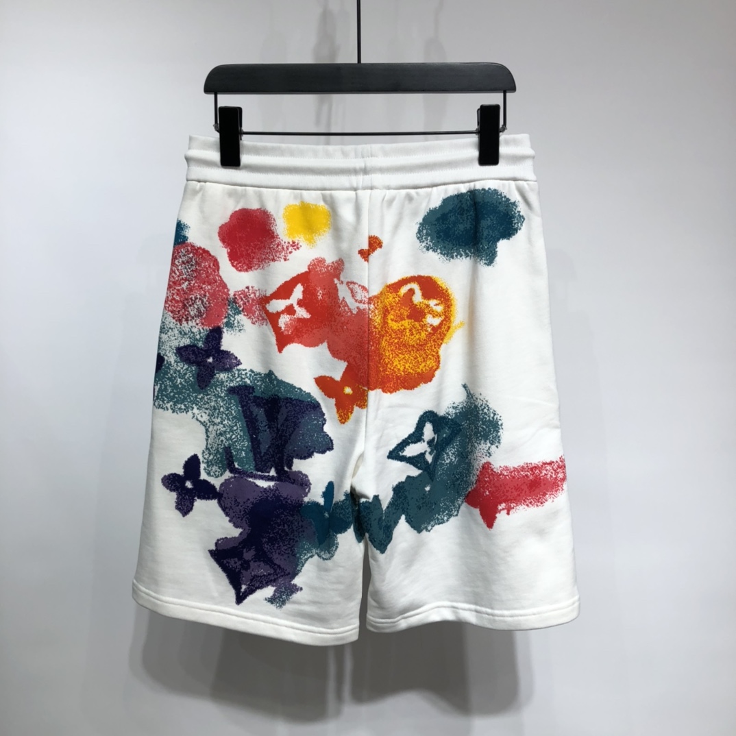 Louis Vuitton Shorts WaterColor in White