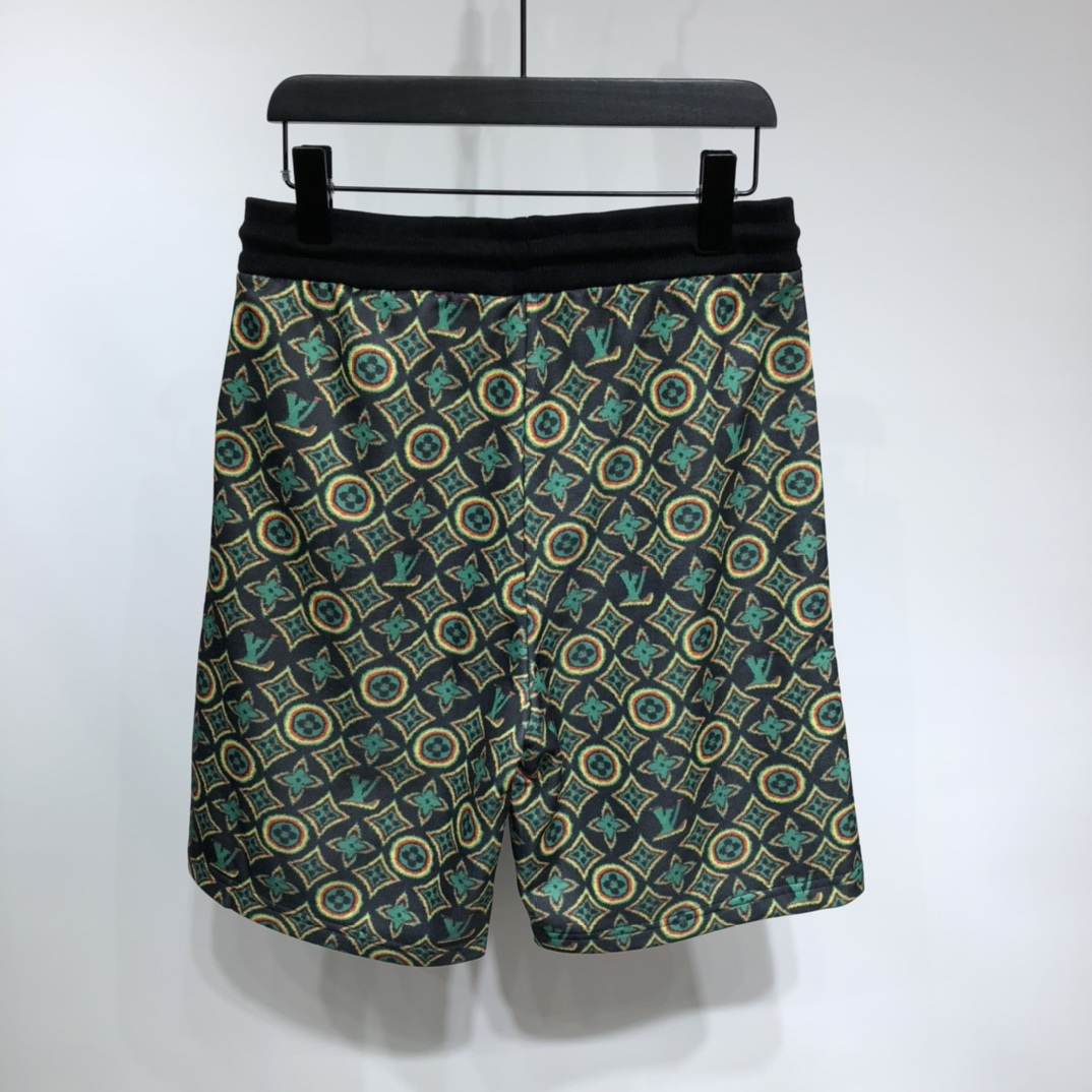 Louis Vuitton Shorts Damier Jacquard in Blue