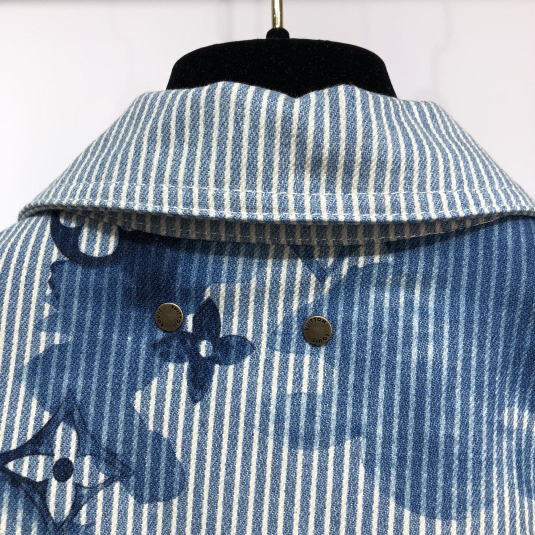 Louis Vuitton Shirt Striped Monogram Workwear