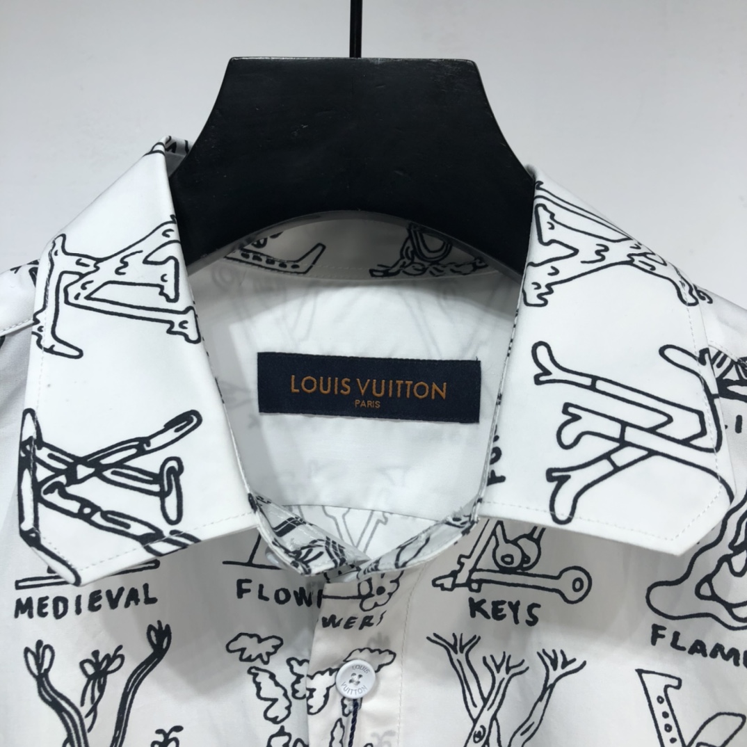 Louis Vuitton Shirt Signature in White