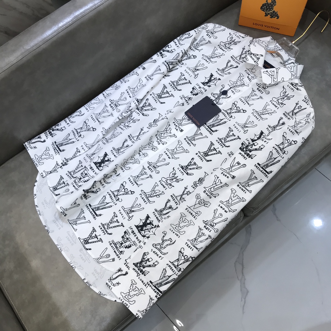 Louis Vuitton Shirt Signature in White