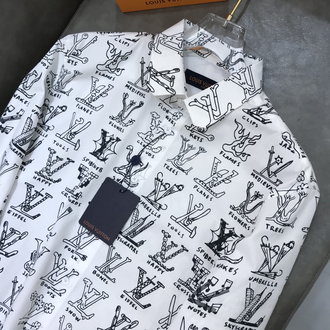 Louis Vuitton Shirt Signature in White