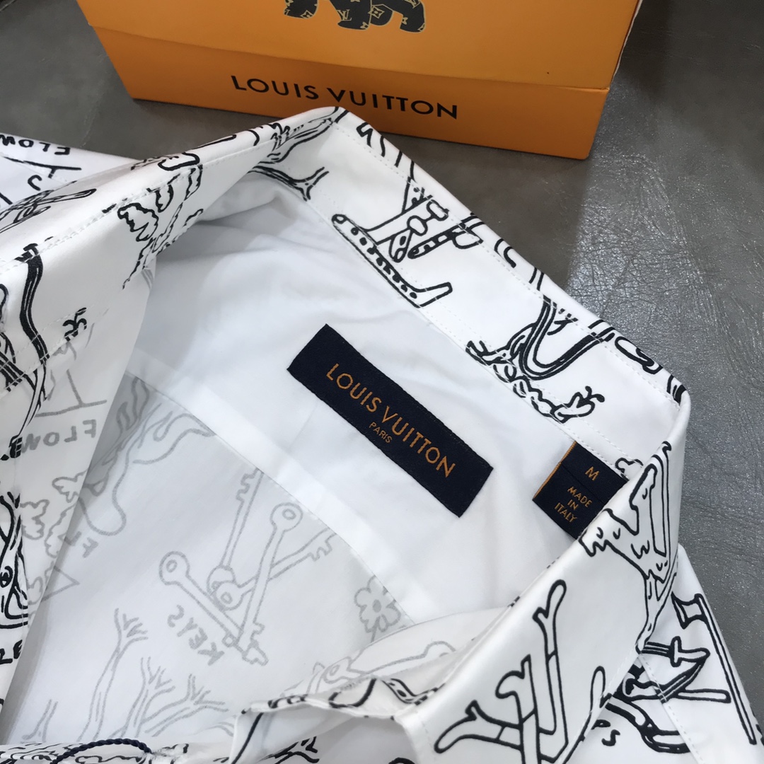 Louis Vuitton Shirt Signature in White