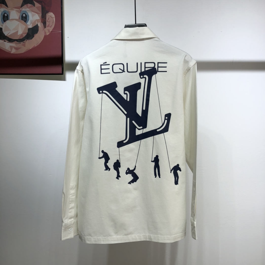 Louis Vuitton Shirt Multi Animal in White