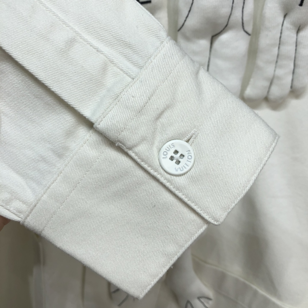 Louis Vuitton Shirt Multi Animal in White